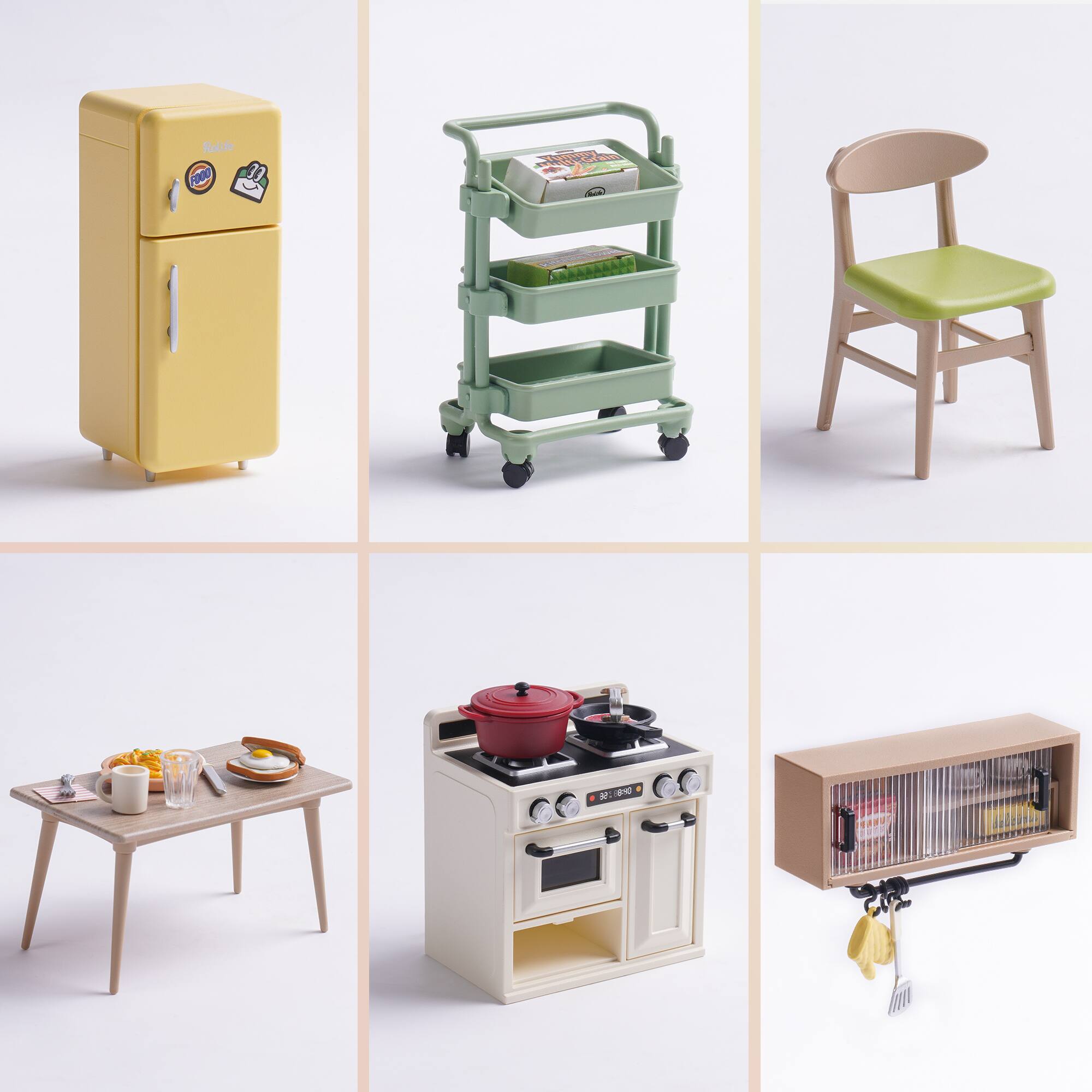 Rolife® Super Creator Happy Meals Kitchen DIY Miniature Kit